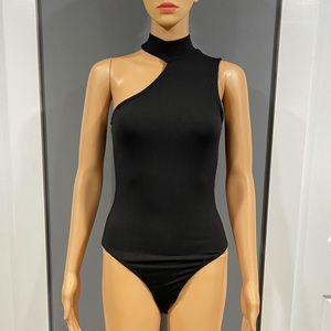Forever 21 Turtleneck cut-out bodysuit